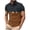 Brown, variant on Mens Shirts,Men's Short Sleeve Tees, Summer Breathable Button Down Shirts Loose Casual Hawaiian Beach Vacation Clothes