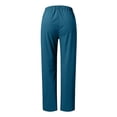 thumbnail image 4 of WILLBEST Pantalones Casuales de Pana para Mujer, de Cintura Alta, Rectos, de Pierna Ancha, para Trabajo, Otoño E Invierno, con Bolsillos. Extra Grande, 4 of 6