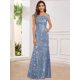 thumbnail image 3 of Vestido con lentejuelas para madre de la novia YXFDKZIB, color champán, talla 16, 3 of 7