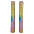 thumbnail image 2 of 2 Pack Flexible Rulers, 12-Inch Bendable Plastic Ruler with Centimeter and Inch Scale, Soft Gradient Color Measuring Tool for Office and Art Supplies, 2 of 9