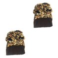 thumbnail image 4 of Billuyoard Ropa para mascotas Mantener abrigado, y cómodo, estampado de leopardo, ropa para mascotas, elegante abrigo, traje para la fiesta XS 2piezas, 4 of 6