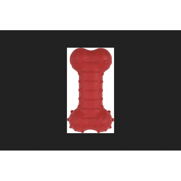 Dogzilla Durable Rubber Squeaky Treat Dog Bone Toy