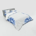 thumbnail image 3 of Ambesonne Nature Bedding Set 3 Pcs, Delicate Crocus Border, Twin, Violet Blue Pale Green, 3 of 3