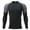 Black, variant on Admvng Muscle Shirts for Men Round Neck Splice Exercise Classic Basic Lightweight Compression Shirt Men M-3XL