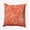 Bright Orange, variant on 20"x14" Simply Daisy Zentangle Poly Indoor/Outdoor Pillow, Green Qty 1