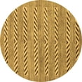 thumbnail image 1 of Ahgly Company Indoor Round Abstract Brown Modern Area Rugs, 8' Round, 1 of 4
