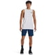 thumbnail image 1 of Camiseta Under Armour Sportstyle con corte en el pecho izquierdo para hombre, blanca, 1 of 5