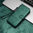 thumbnail image 6 of SaniMore Wallet Case for iPhone 14 Pro Max 6.7" 2022, Glitter PU Leather Case Polka Dot Card Slots Cash Pocket Kickstand Removeable Wrist Strip Magnetic Clasp All-around Protective Case, Green, 6 of 12
