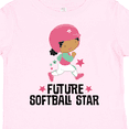 thumbnail image 4 of Inktastic Future Softball Star Cute Girls Girls Toddler T-Shirt, 4 of 5