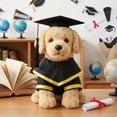 thumbnail image 5 of Graduation Doll Clothes Class of 2026 Plush Stuffed Animal Outfit Pet Dog Doll Cap and Gown Fits 12" Doll Bear for Graduation Day Gifts, 5 of 7