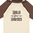 thumbnail image 4 of Inktastic Hold Your Horses Boys or Girls Long Sleeve Baby Bodysuit, 4 of 5