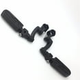 thumbnail image 2 of HTT-MOTOR Black Peg Mounting Kit Lightning Style Foot Peg For Bike Equipped with 1-1/4 inch (1.25") Front Engine Guard Frame Tube Iron 883 XL883N Electra Glide Ultra Road King FLHR, 2 of 6