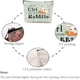 thumbnail image 4 of Bolsa de maquillaje con diseño de conejo, bolsa de lona para cosméticos, polialgodón, multiusos, con cremallera, neceser de viaje, monedero, 4 of 9