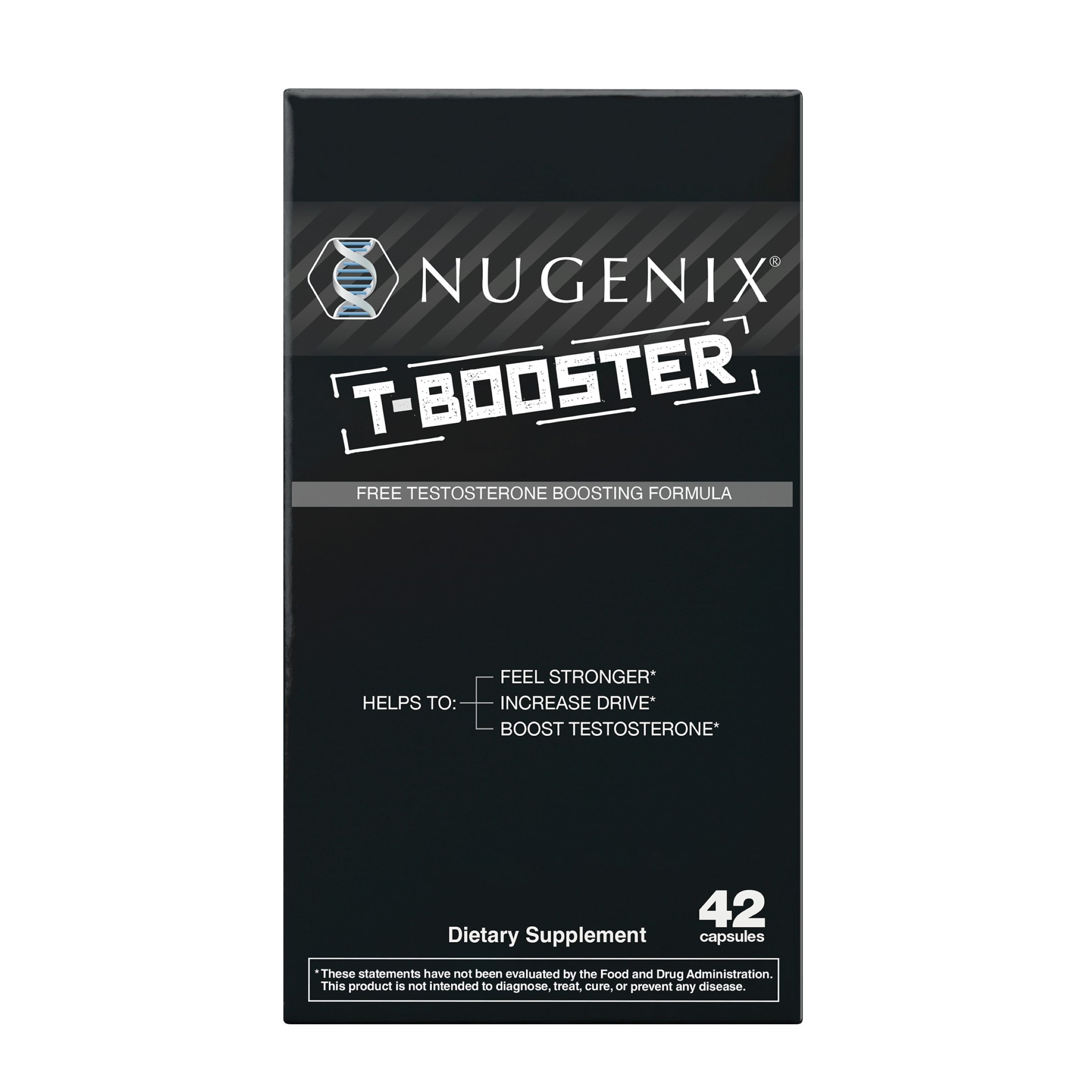 Nugenix T-Booster Free Testosterone Booster for Men, Hormone Supplement, 42 Capsules, 14 Day Supply