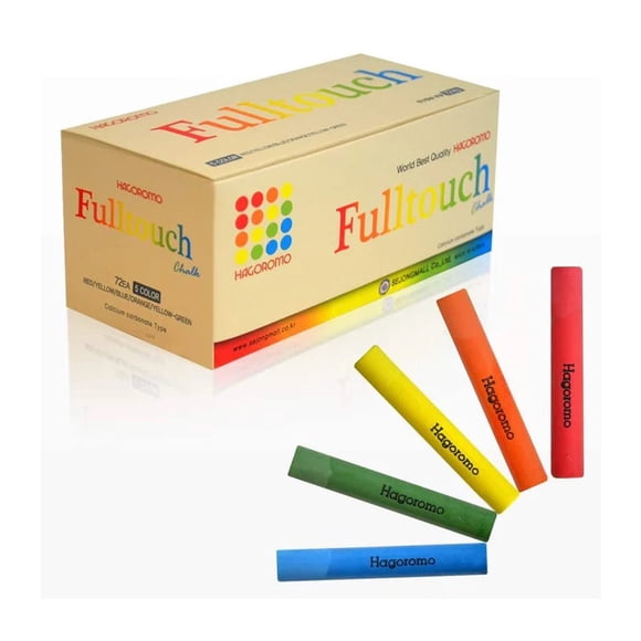[Hagoromo] Craie Fulltouch, 5 Couleurs, 72 Unités