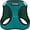 Harness (Turquoise 2-Tone), variant on Voyager Step-in Air Dog Harness - All Weather Mesh Step in Vest Harness for Small and Medium Dogs and Cats - Harness (Turquoise 2-Tone), XS (Chest: 13-14.5")
