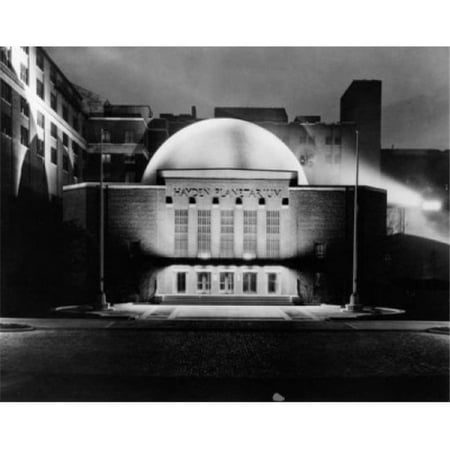 Posterazzi SAL25546847 Facade of a Planetarium Hayden Planetarium Central Park West Manhattan New York City New York USA Poster Print - 18 x 24