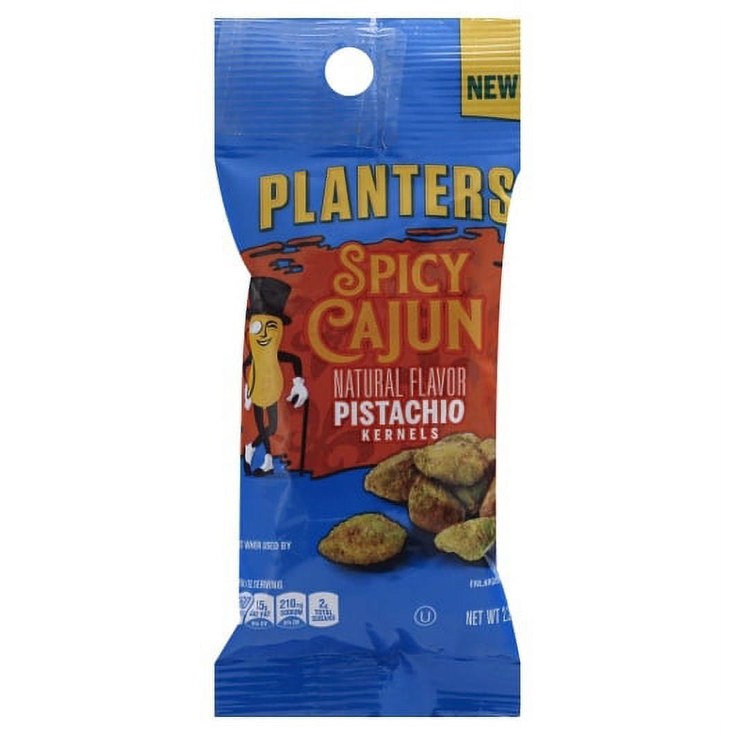 (Price/Case)Planters Spicy Cajun Pistachio, 2.25 Ounces, 10 per box, 3 per case