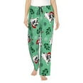 thumbnail image 2 of Picia Christmas French Bulldog Womens Soft Woven Cotton Elastic Waistband Sleep Pajama Pant Lounge Sleep Pant With Pockets And Drawstring-XX-Large, 2 of 9