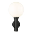 thumbnail image 5 of 1 Light Pendant In Modern Style-11 Inches Tall And 9.75 Inches Wide-Matte Black Finish-White Glass Color Z-Lite 7500P10-Mb, 5 of 7