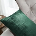 thumbnail image 2 of Home Soft Things Textured Velvet Pillow Covers (Set of 2), - Eden - 14" x 26", 2 of 5