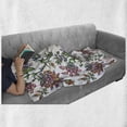 thumbnail image 6 of Floral Soft Flannel Fleece Throw Blanket, Vintage Style Ornamental Flower Motifs Flourishing Romantic Spring Leaves Artwork, Cozy Plush for Indoor and Outdoor Use, 60" x 80", Multicolor, by Ambesonne, 6 of 6