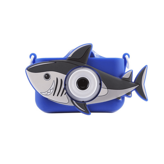 Pre-Owned Vivitar 44379A-SHRK Kidzcam Camera for Kids with Video Games and Shark Jacket, Blue 8MP