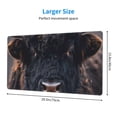 thumbnail image 2 of Xecao Majestic Black Yak for Waterproof Mouse Pad - Extended Contour Mouse Mat, Large Gaming Mousepad Laptop Keyboard Mat with Non-Slip Rubber Base, 2 of 8