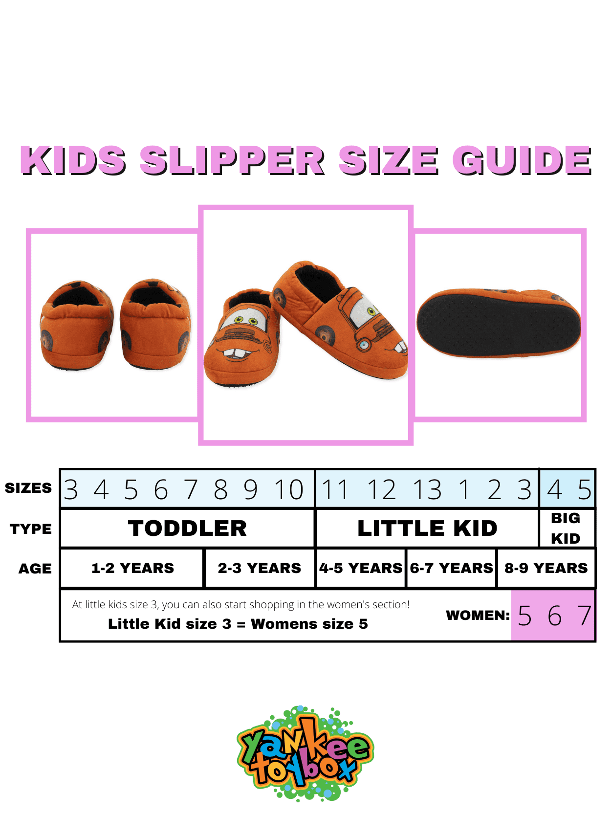 Tow mater shop slippers