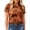 Maroon, variant on DOKOTOO Womens Tops Crewneck Short Sleeve Western Graphic T Shirts Casual Summer Blouses
