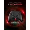 thumbnail image 3 of FONHAID 2.4GHz Wireless Gaming Headset for Xbox, PS5, Switch, Bluetooth Gaming Headphones with Detachable Noise Canceling Mic, 45H Battery, Red, 3 of 9