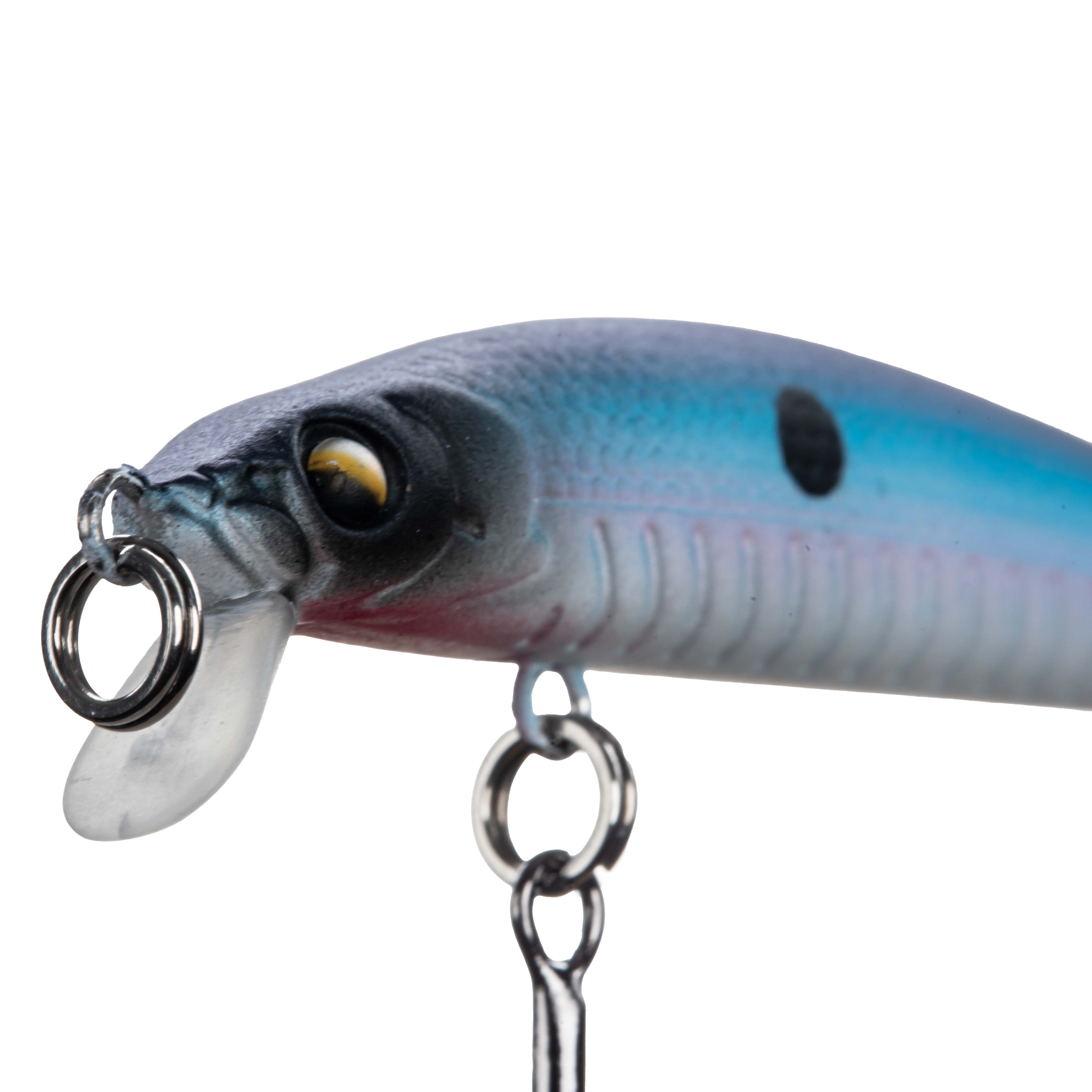 Ozark Trail Freshwater Minnow Fishing Lure, Midnight, 2-1/2-inch
