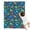 DarkBlue Dinosaurs Pattern, variant on DarkBlue Dinosaurs Pattern Blanket,Comfortable Soft Flannel Throw Blanket,All Season,Warm Lightweight Blankets for Sofa Bed Couch Living Room Chair,30"x40"