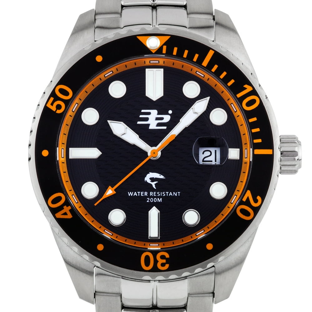 32 Degrees Blacktip Men's Swiss Made Diver Watch