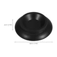 thumbnail image 2 of IFANLANDOR 12Pcs Piano Caster Cups Black Anti Skid Pads Shock Absorbing Floor Protector, 2 of 6