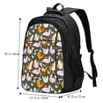 thumbnail image 5 of Balery Roosters and Chicks Print USB Charging Backpack for Men and Women - Water-Resistant, Anti-Theft Laptop Backpack with USB Port for Travel, Work, School, and College, 5 of 7