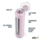 thumbnail image 3 of Botella de agua Ello Syndicate, vidrio reutilizable, 600 ml, color rosa cachemir, 3 of 8