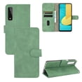 thumbnail image 1 of Pour LG Stylo 7 5G Étui à Rabat en Cuir PU avec Fentes pour Cartes, Support, Livre, Étui Folio Pliant - Vert, 1 of 5