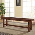 thumbnail image 3 of Pemberly Row Wood Dining Bench in Dark Oak, 3 of 3