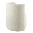 thumbnail image 4 of Modway Della Modern Style Boucle Fabric and Iron Swivel Chair in Ivory, 4 of 9