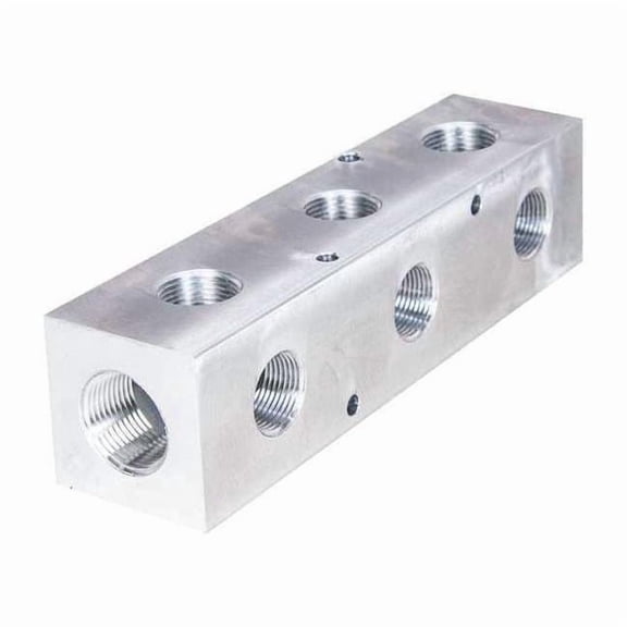 Pneumadyne Manifold,Aluminum,3Outlets,9"L M40-750-3-90