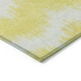 thumbnail image 4 of 9' X 12' Yellow And Gray Chevron Washable Indoor Outdoor Area Rug, 4 of 5