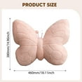 thumbnail image 3 of Cute Animal Decorative Pillow, Cotton Butterfly Throw Pillow, Butterfly Shaped Throw Pillow, Soft Decorative Accent for Sofa, Bed, Dorm, Novelty Home Decor Gift Idea, Christmas Ornaments, 3 of 6