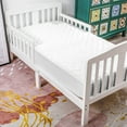 thumbnail image 5 of Lorviah 2 Pack Waterproof Crib Mattress Protector 28"x52", Soft Quilted Fitted Sheet, Breathable Noiseless Hypoallergenic Mattress Cover, White, 5 of 5