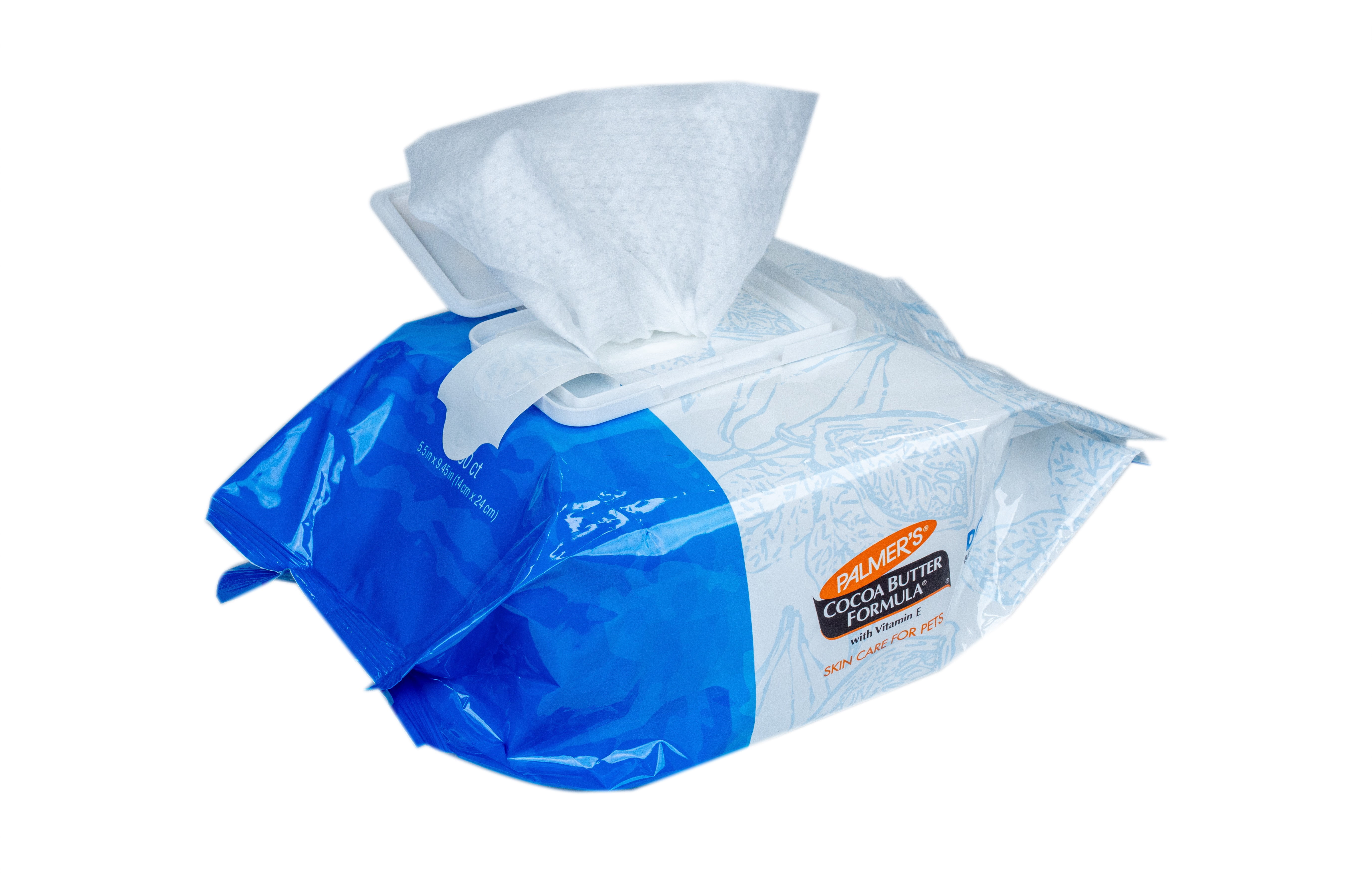 (2 pack) Palmer's Pets Refreshing Wipe for Dogs with Coconut Oil and Vitamin E, 100ct
