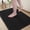 Black, variant on SIXHOME Bathroom Rugs Waffle Bath Rug Super Soft Absorbent Non Slip Bath Mat Beside Tub Rubber Backed Machine Washable Bathroom Rugs with Tassels Boho Bathroom Decor 17" x 24" Brown