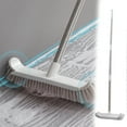 thumbnail image 2 of Uutvmp 2 in 1 Floor Scrub Brush with Curved Brush Head Soft Bristles Floor Scrubbing for Bathroom 47" Shower Cleaning Tool with Long Handle for Bathtub, Tub, Tile Floors, Garage and Patio, 2 of 9