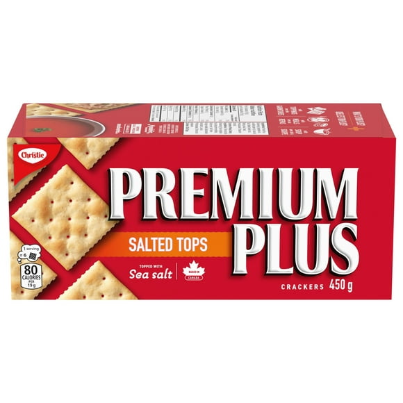 Premium Plus Salted Tops Crackers, 450 g