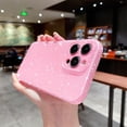 thumbnail image 4 of Glitter Case for iPhone 15 Pro Max Phone Case 6.7" 2023, Cute Bling Slim Sparkle Protective, Shockproof Soft Silicone Cover for Women Girls (Pink), 4 of 14