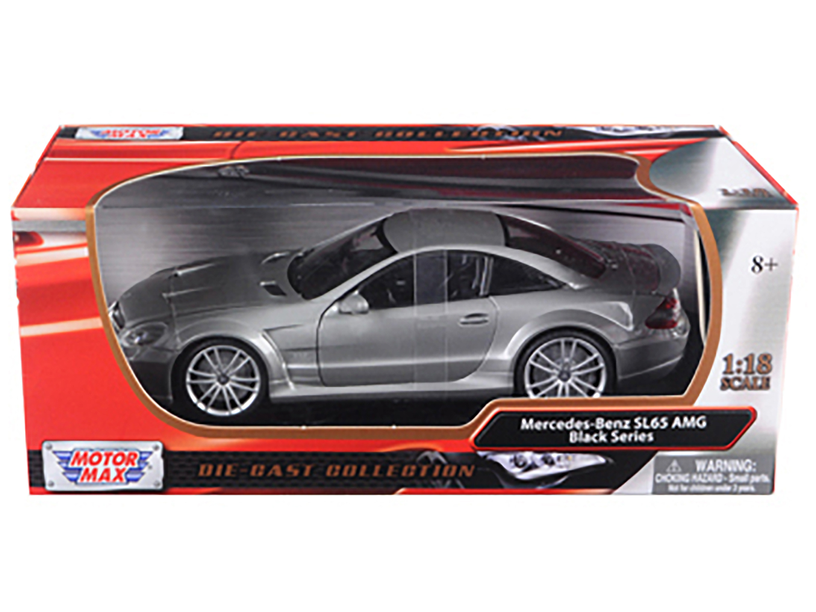 Mercedes SL65 AMG Black Series (R230) Grey 1/18 Diecast